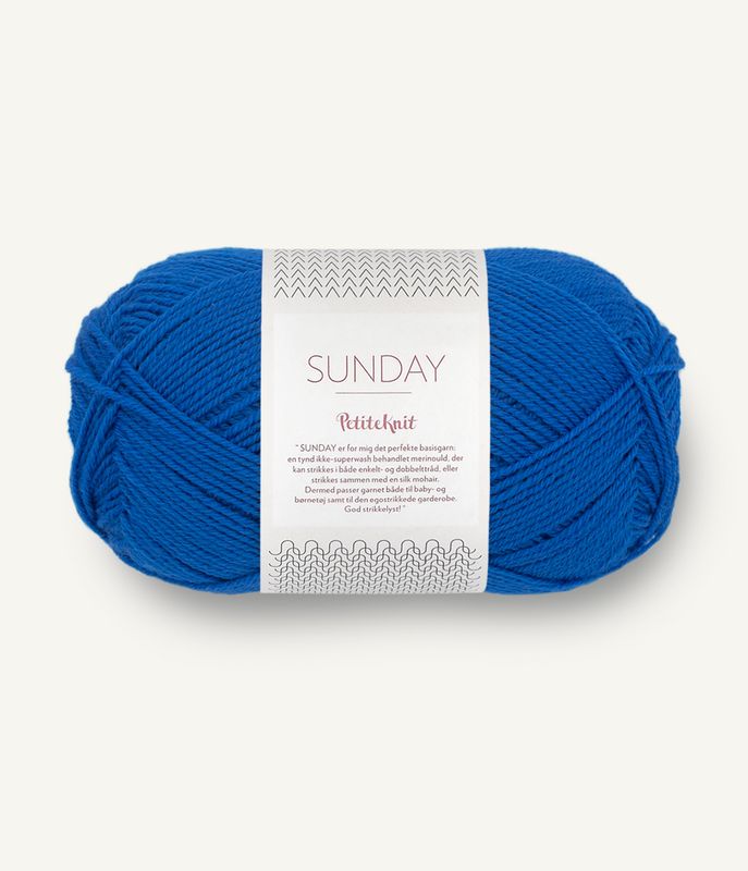 6046 PetiteKnit Sunday Electric Blue
